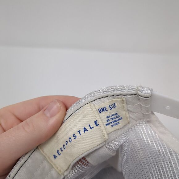 Aero Cali Est. 1987 Snapback Trucker Hat Black One Size Adjustable Mesh Back - Picture 8 of 8